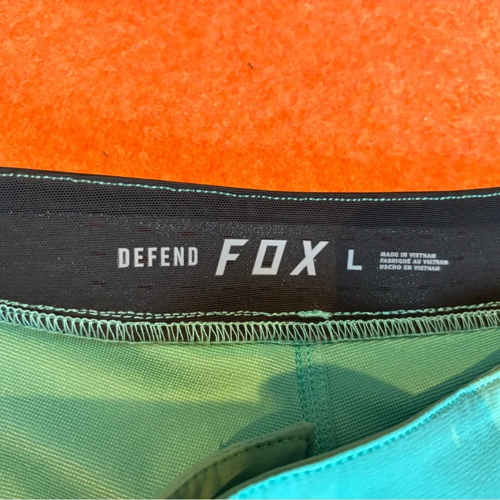 Fox Teal Women's Track Joggers with White Logos - Picture 8 of 9